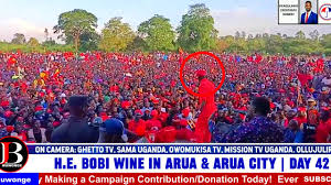 Bobi Wine Visits Arua, Draws Enthusiastic Crowds